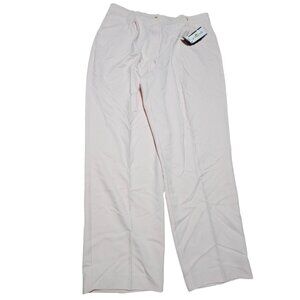 Sag Harbor Pink Polyester Pants Womens Plus Size 20W Straight Leg Elastic Waist